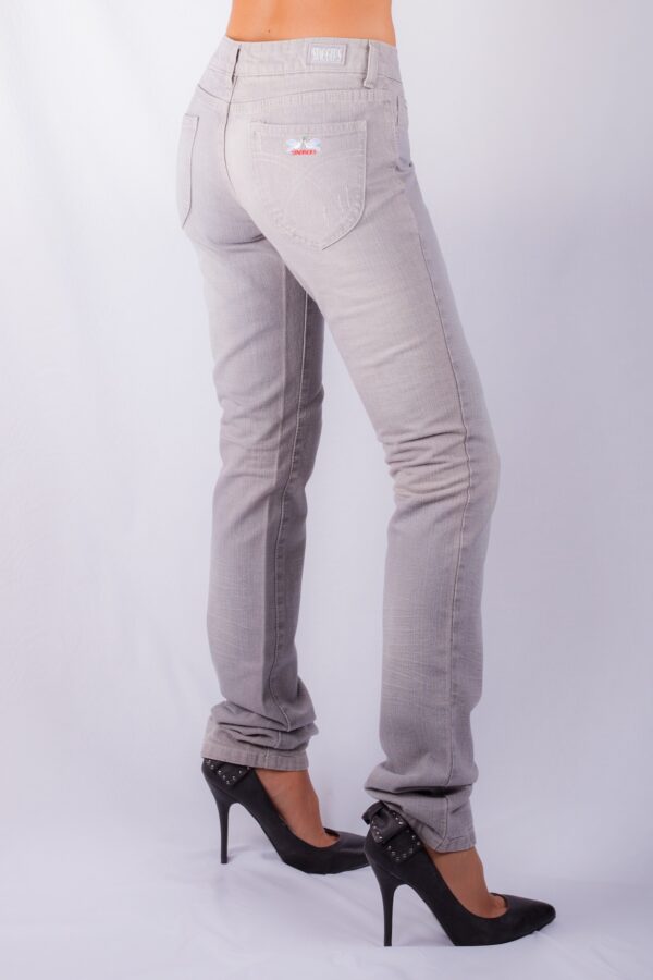 SUPATUBE LOW RISE GREY STRETCH