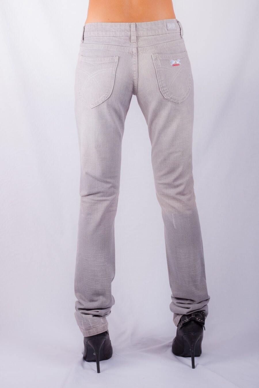 SUPATUBE LOW RISE GREY STRETCH