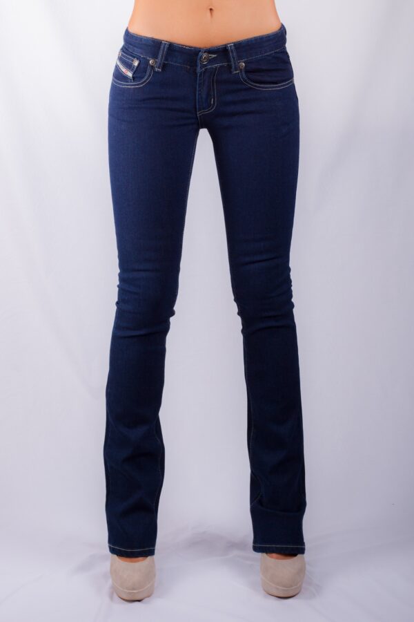 SANTE FE INDIGO STRETCH BOOTLEG JEANS