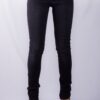 SEXY J-LO ZIP ANKLE JEANS BLACK STRETCH DENIM