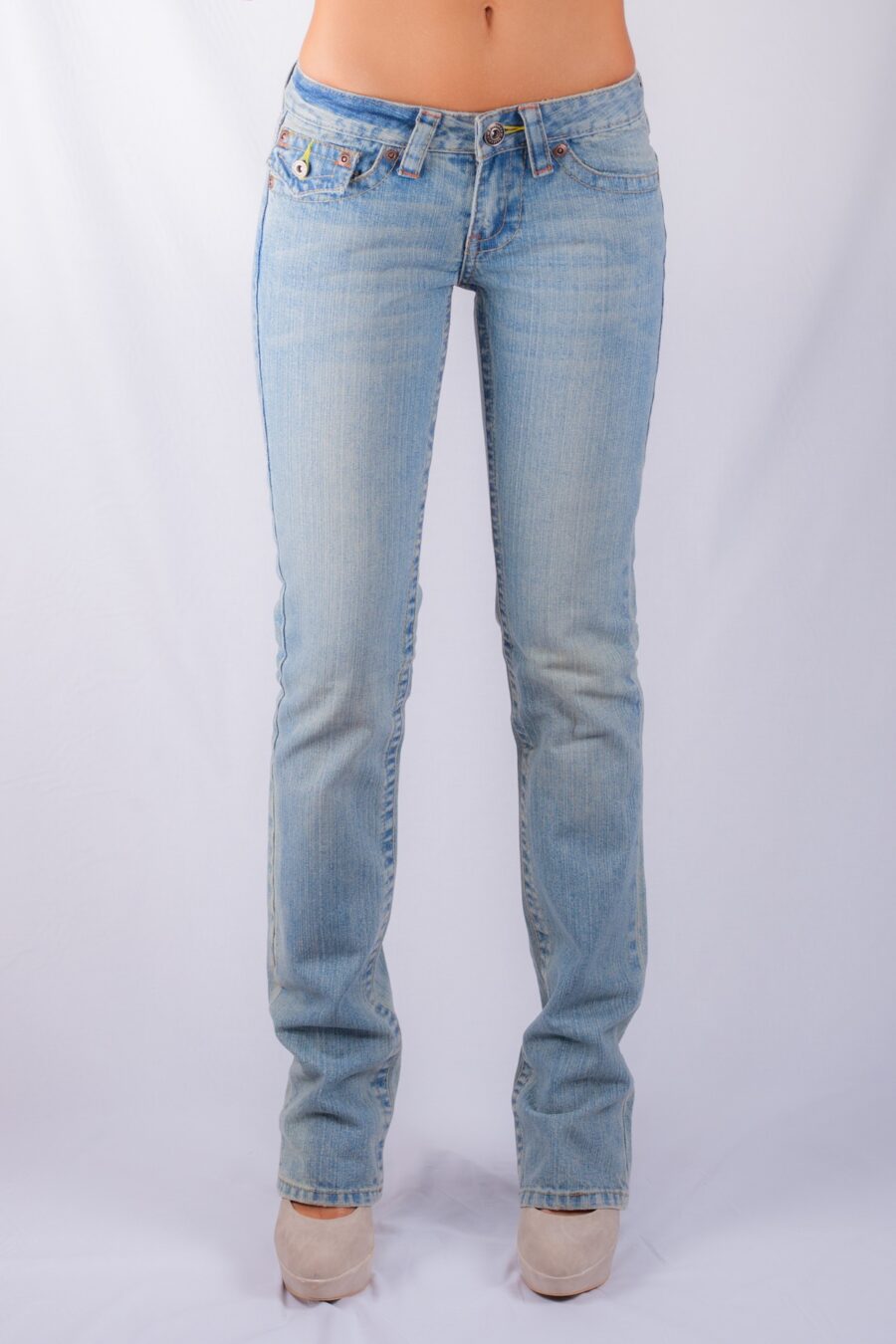 0622 PERFECT BILLY BOOTLEG JEANS PLATINUM WASH DENIM