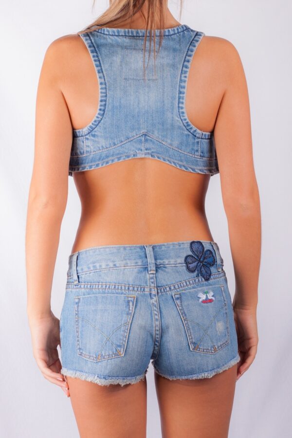 KILLAH VEST CHINTZ BLUE