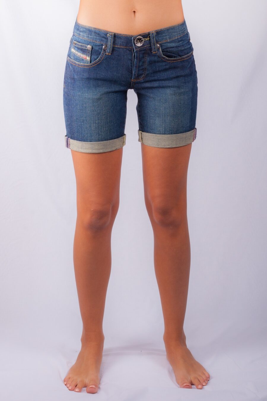 648/2 CLASSIC GAS BERMUDA DENIM SHORTS CHINTZ STRETCH