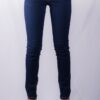 654/3 GORGEOUS GISELE SKINNY STRETCH JEANS ZIP ANKLE INDIGO BLUE