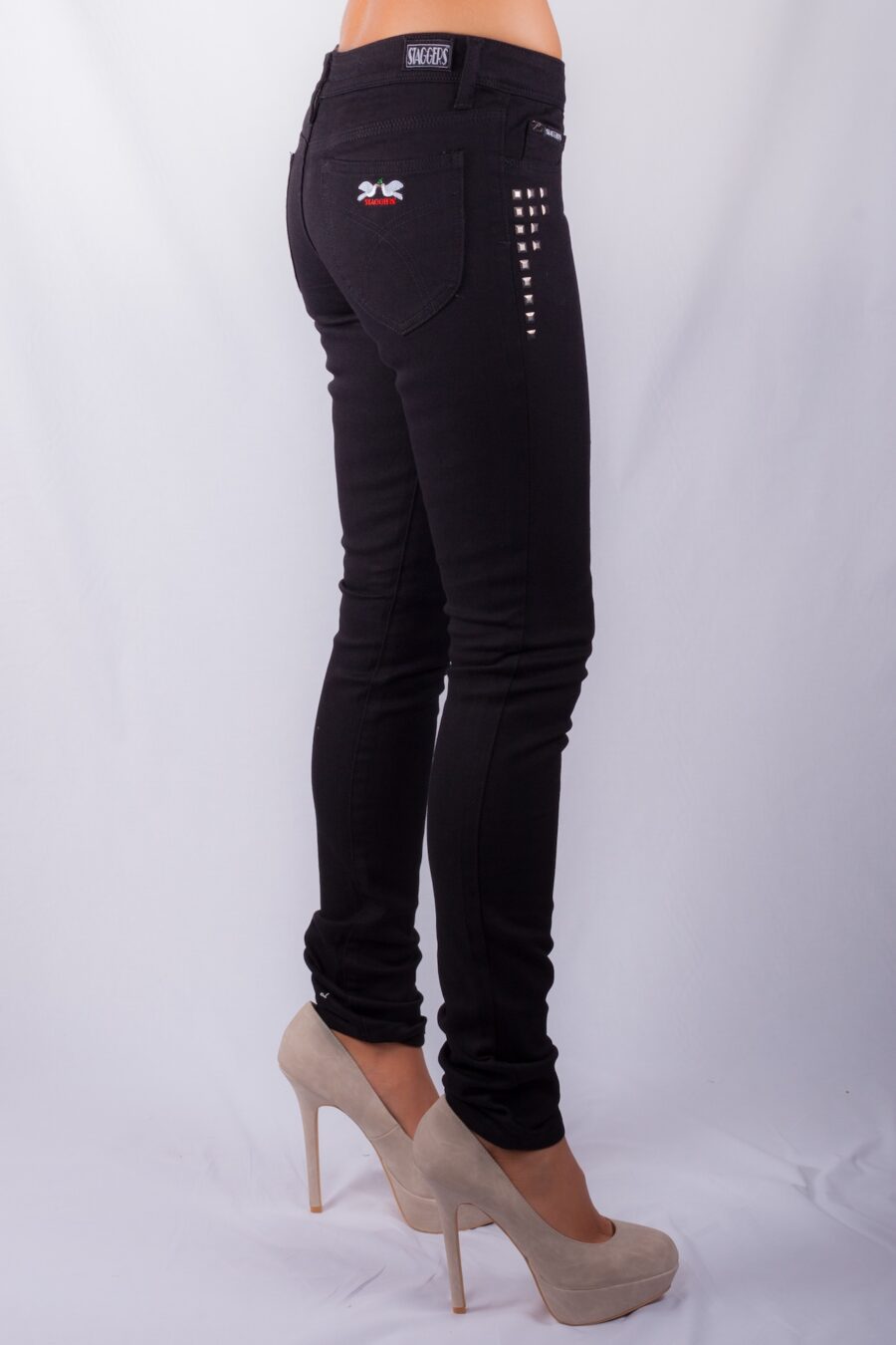 FOXY SKINNY JEAN BLACK STRETCH