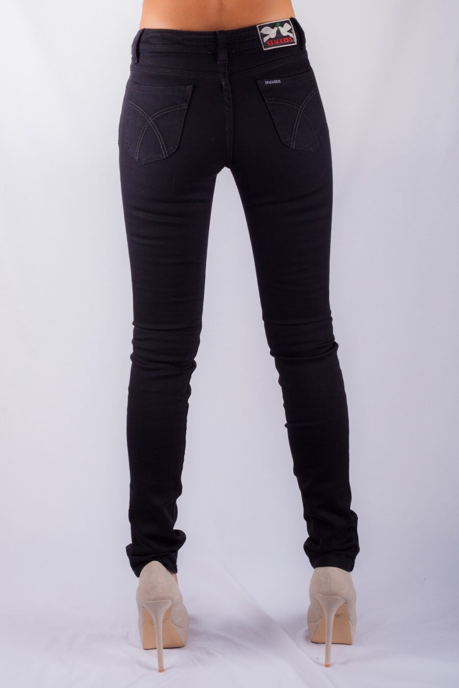 EVA  HI RISE SKINNY BLACK STRETCH