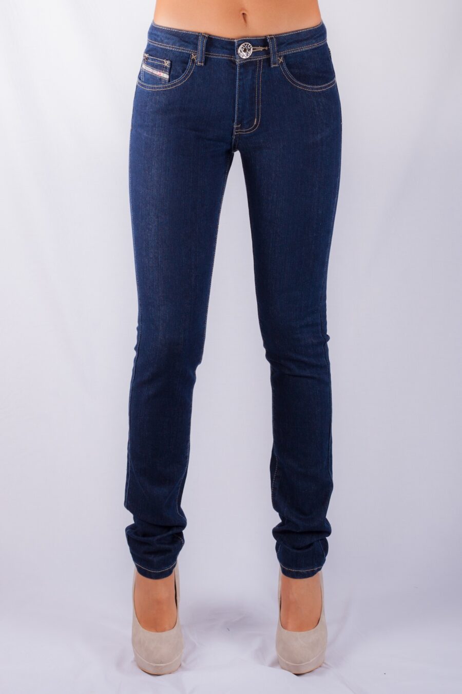 696/3 CLASSY EVA HIGH RISE SKINNY STRETCH JEANS INDIGO DENIM