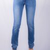 696/4 SEXY EVA HIGH RISE SKINNY STRETCH JEANS INDIGO CREASE WASH