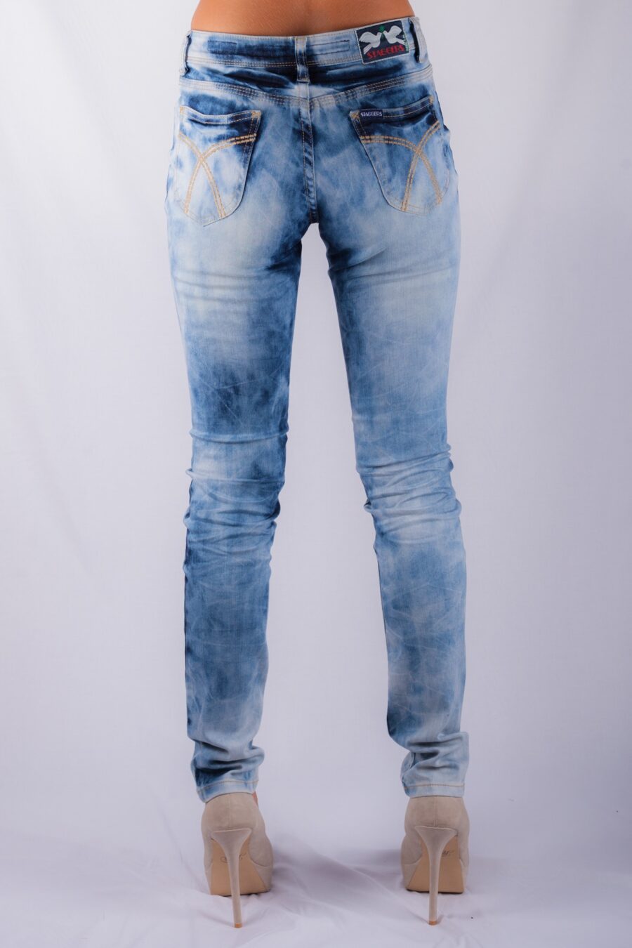 EVA  HI RISE SKINNY TIE DYED