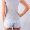 WORLD TOUR PRINT TEE GREY MARL