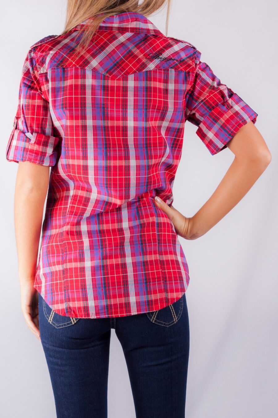 LULU CHECK SHIRT RED MULTI