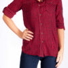 691 PREMIUM SEXY LULU CHECK SHIRTS RED/BLACK