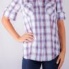 691 PREMIUM SEXY LULU CHECK SHIRTS WHITE/RED/NAVY