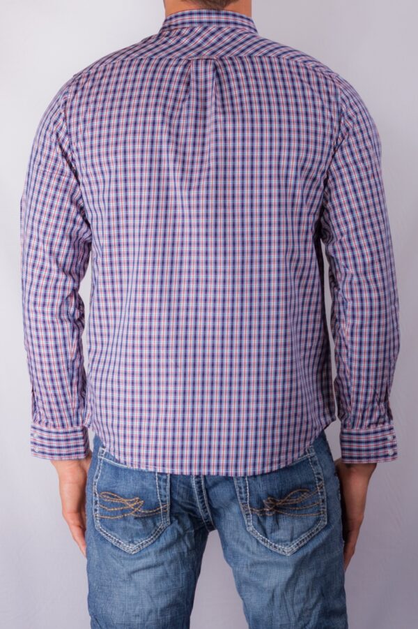 TEX CHECK SHIRT NAVY/BLUE/RED