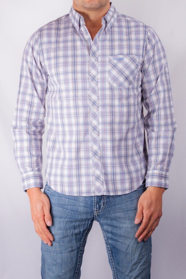 10 TIMELESS NEW CLASSIC TEX CHECK SHIRTS BLUE/WHITE