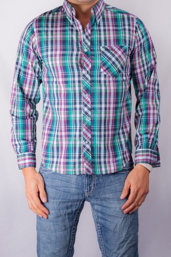 710 TIMELESS NEW CLASSIC TEX CHECK SHIRTS GREEN CHECK