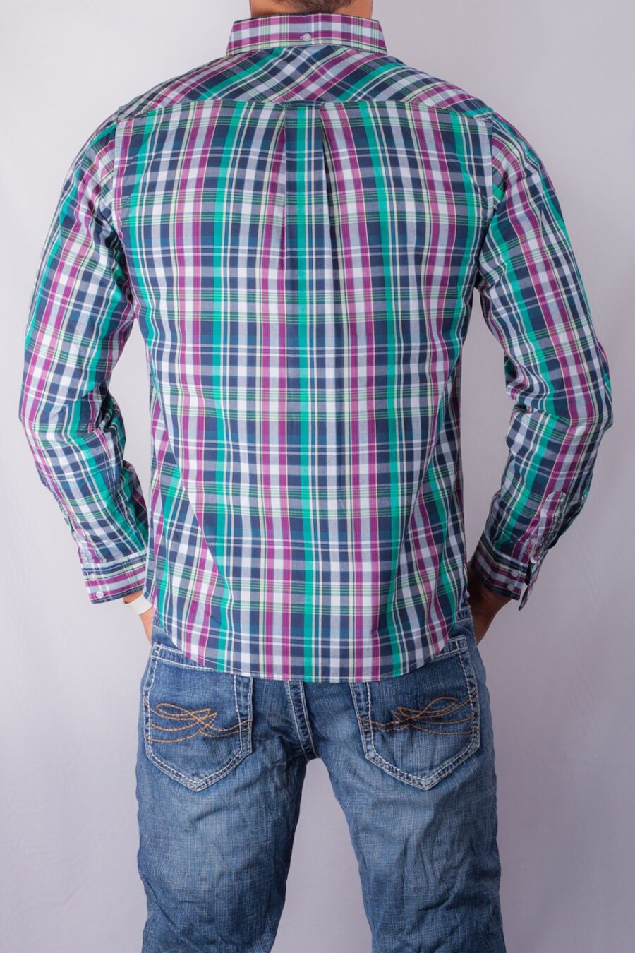 TEX CHECK SHIRT GREEN CHECK